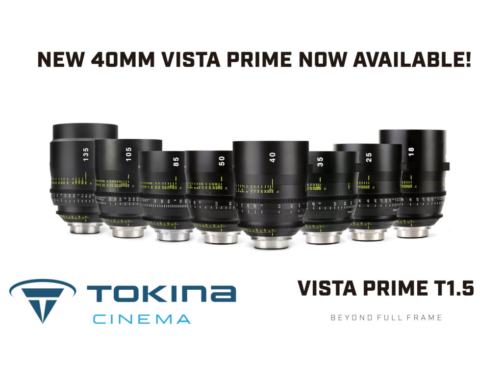 Νέος κινηματογραφικός φακός Tokina Vista 40mm T1.5 με βάρος 2.24 κιλά και τιμή 7.500 δολάρια!
