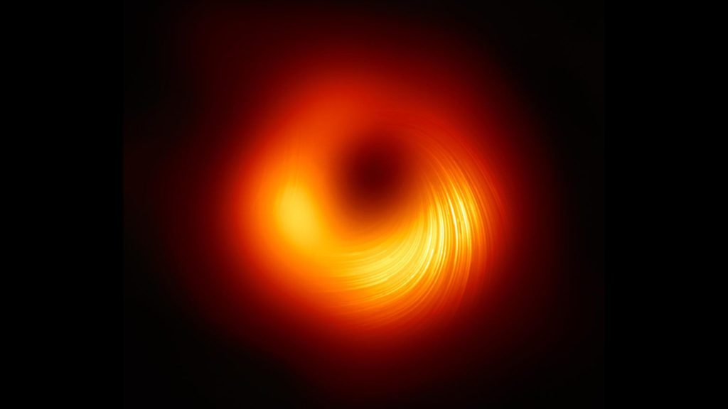Αυτή είναι η πρώτη εικόνα Μαύρης Τρύπας, όπως φαίνεται σε πολωμένο φως!