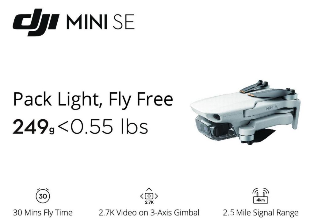 DJI Mini SE: Έρχεται το πιο φθηνό drone της εταιρείας στα 299 δολάρια!