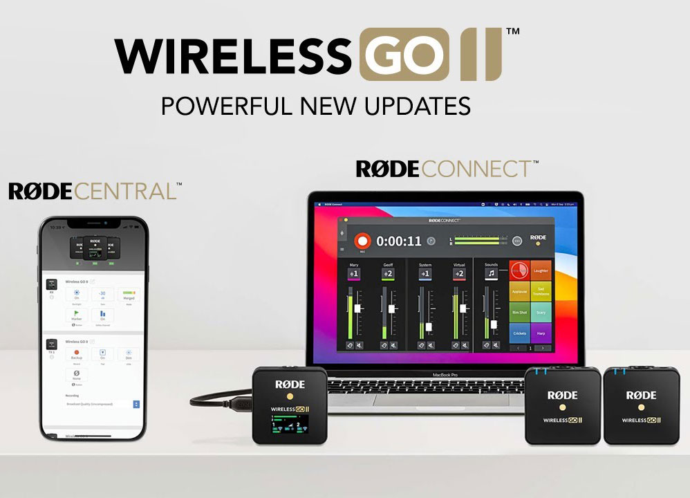 Rode Wireless Go II: Αναβάθμιση φέρνει mobile εφαρμογή για ρύθμιση τους εν κινήσει από το smartphone!