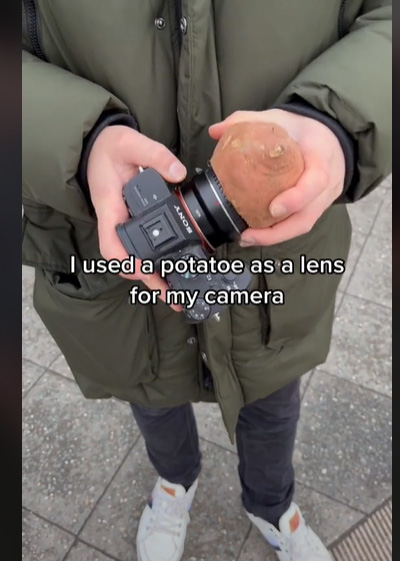 Μπορεί μια πατάτα, ένα ρολό χαρτί υγείας και ένα παπούτσι να μετατρέπονται σε «φακούς» κάμερας;
