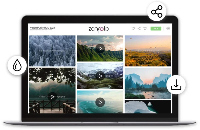 Zenfolio: Επιτρέπει στους φωτογράφους να παρουσιάσουν τα βίντεο τους απευθείας στην πλατφόρμα