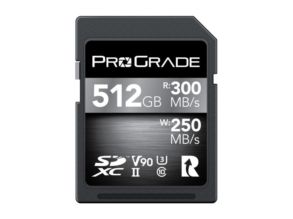 Η ProGrade Digital ανακοίνωσε νέα κάρτα SD UHS-II V90 στα 512 GB με τιμή στα 500 δολάρια!