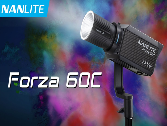 Το Nanlite Forza 60C είναι ένα φωτεινό LED RGBLAC, σε μικρό μέγεθος!