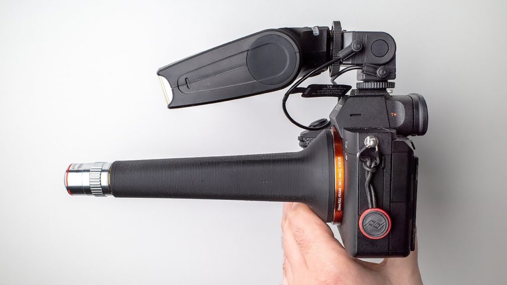 Macro φωτογραφία με φακό μικροσκοπίου και έναν 3D εκτυπωμένο αντάπτορα!