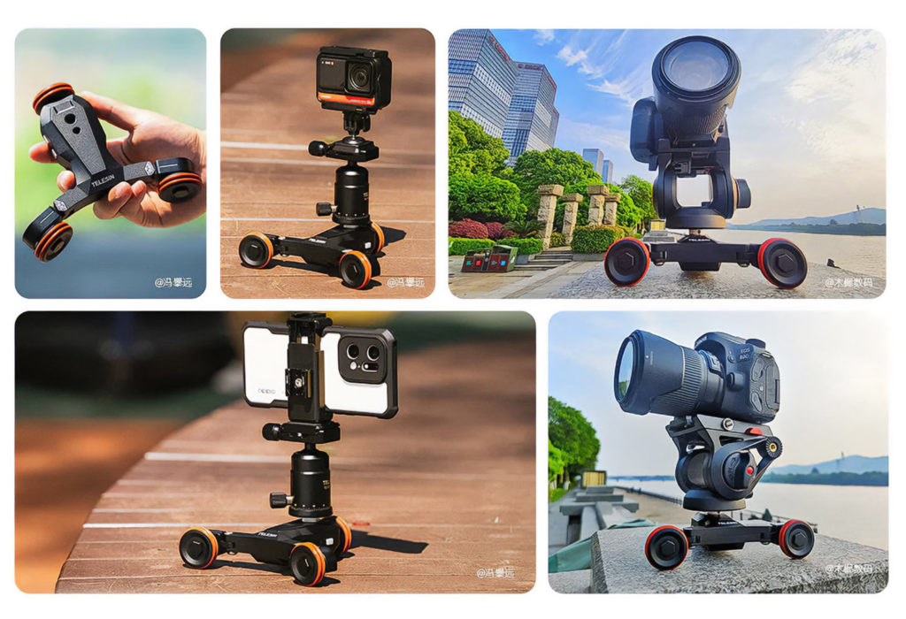 Η Telesin ανακοίνωσε ένα νέο μηχανοκίνητο camera dolly για DSLR και Mirrorless!