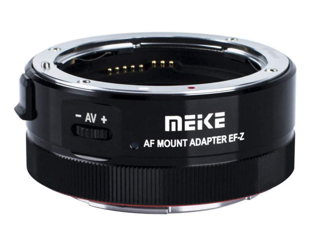 Η Meike κυκλοφορεί νέο αντάπτορα για χρήση φακών Canon EF, σε συστήματα Nikon Z!