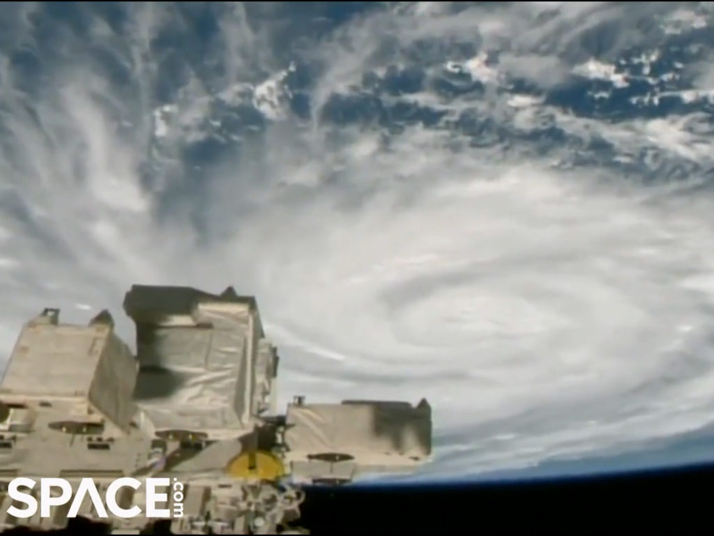 Ο γιγαντιαίος τυφώνας Ian καταγράφηκε από τον Διεθνή Διαστημικό Σταθμό!