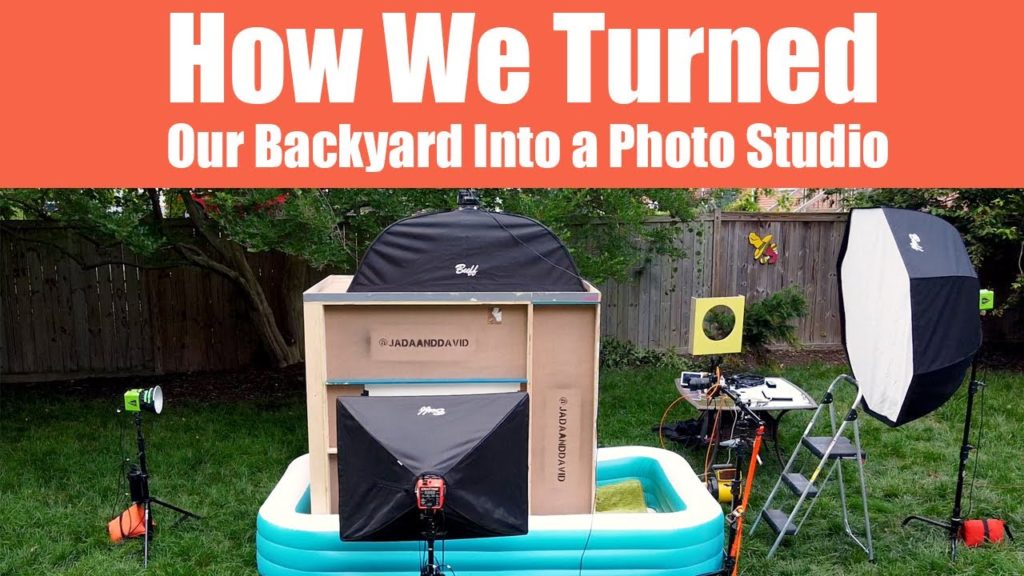 Φωτογράφοι έφτιαξαν ένα επικό φωτογραφικό σκηνικό στην αυλή τους, χρησιμοποιώντας μια παιδική πισίνα!
