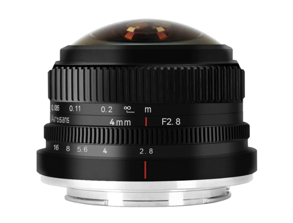 Νέος φακός 4mm F2.8 fisheye από την 7Artisans, για συστήματα APS-C!