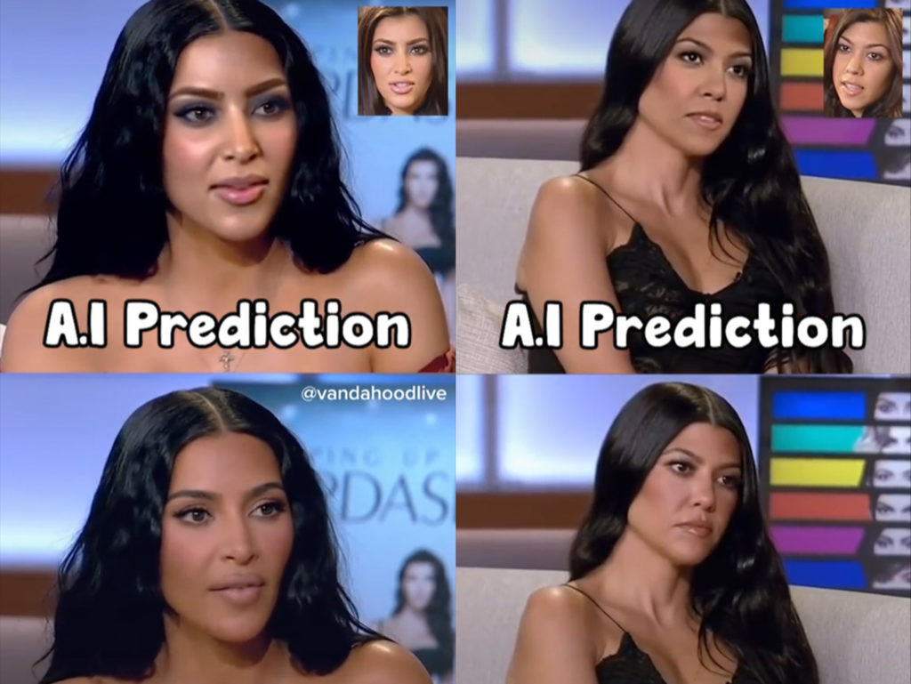 Η τεχνητή νοημοσύνη αποκαλύπτει πώς θα έμοιαζαν οι Kardashians χωρίς πλαστικές επεμβάσεις!