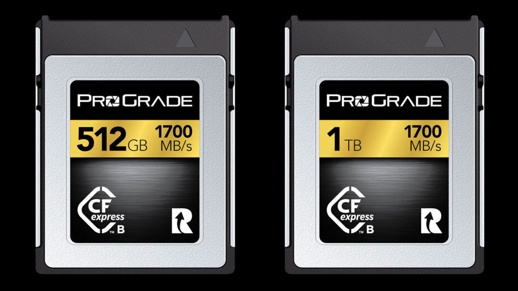 Νέες κάρτες CFexpress Type B Gold της ProGrade, σε χωρητικότητες 512GB, 1TB και 2TB!