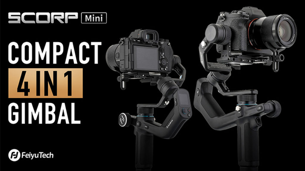 Feiyu Scorp Mini: Το νέο gimbal της εταιρίας είναι διαθέσιμο για preorder στο Indiegogo!