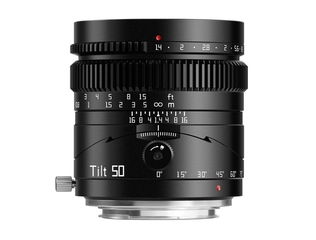 TTArtisan: Νέος φακός 50mm F1.4 Tilt, για Canon RF, Fujiflm X και Nikon Z!