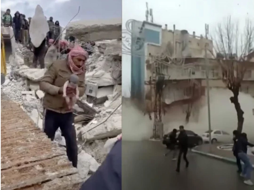 Σπαρακτικές εικόνες από τον τεράστιο σεισμό στην Τουρκία και τη Συρία
