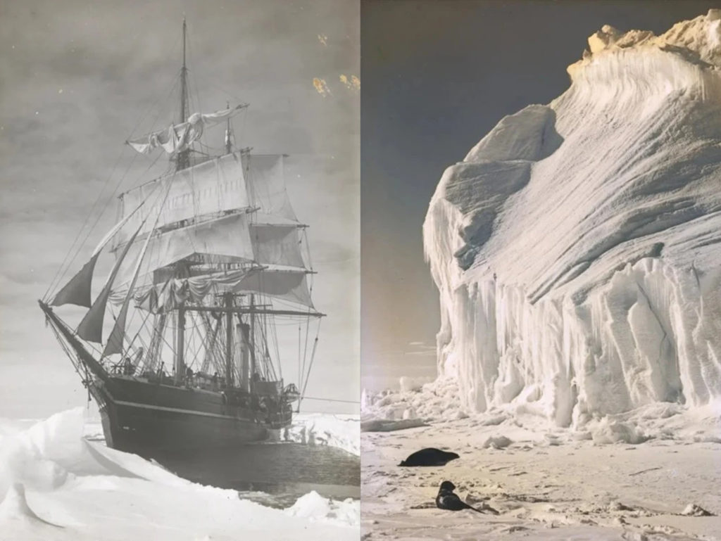 Σπάνιες φωτογραφίες άγριας ομορφιάς από τις πρώτες αποστολές στην παγωμένη Ανταρκτική