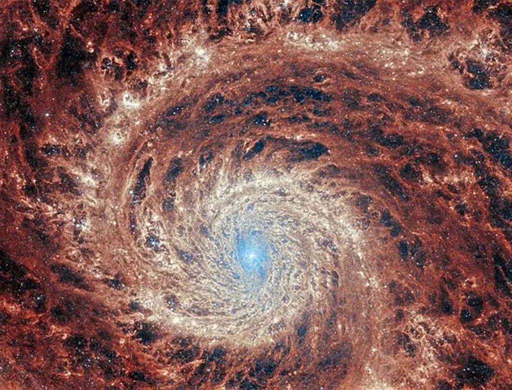 James Webb: Δείτε νέα εντυπωσιακή λήψη του γαλαξία M51!