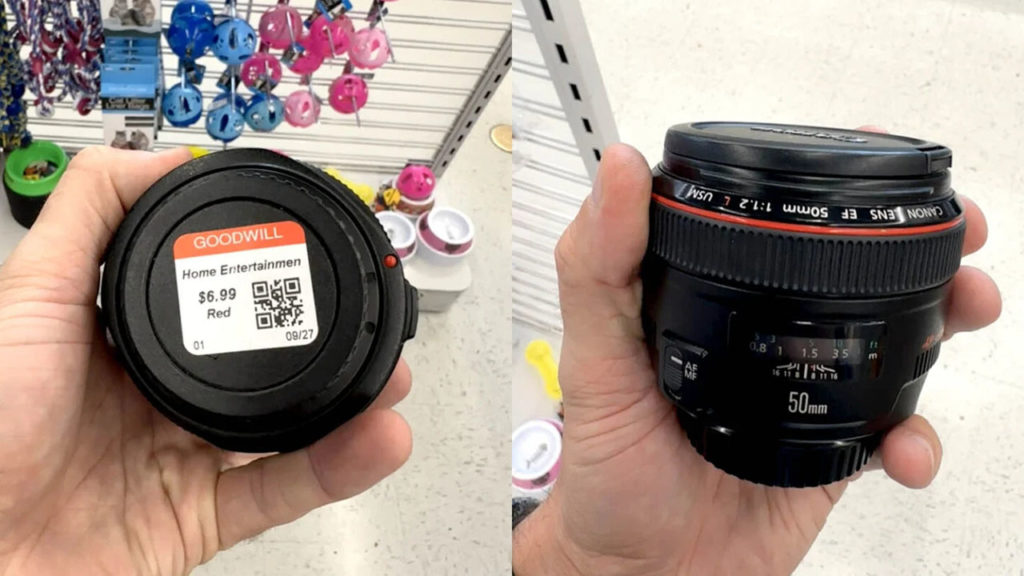 Φωτογράφος βρήκε επαγγελματικό Canon φακό με τιμή 7 δολάρια!