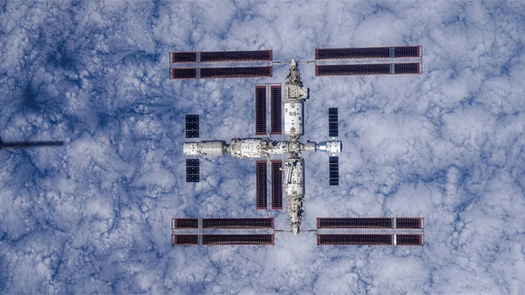 Δείτε για πρώτη φορά ολόκληρο τον διαστημικό σταθμό Tiangong της Κίνας!