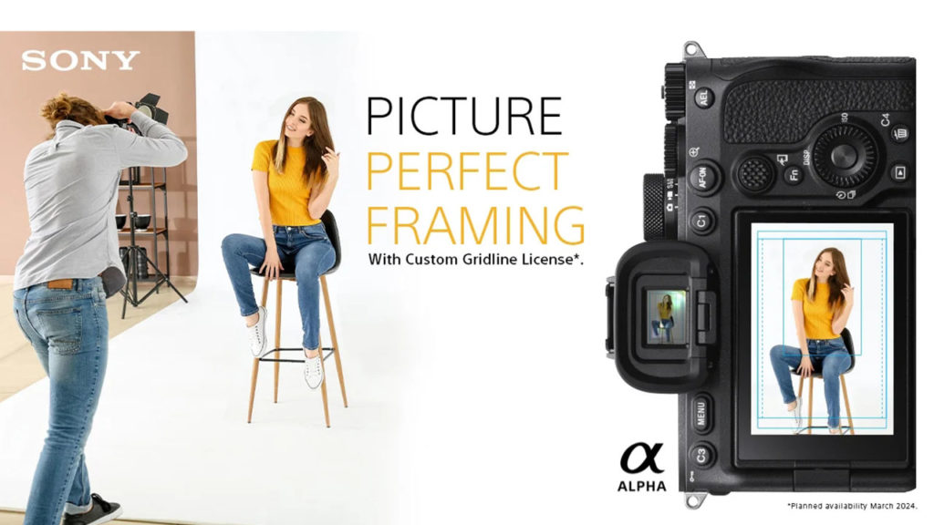 Έρχονται προσαρμοσμένα Gridlines στις Sony κάμερες για custom καδράρισμα!