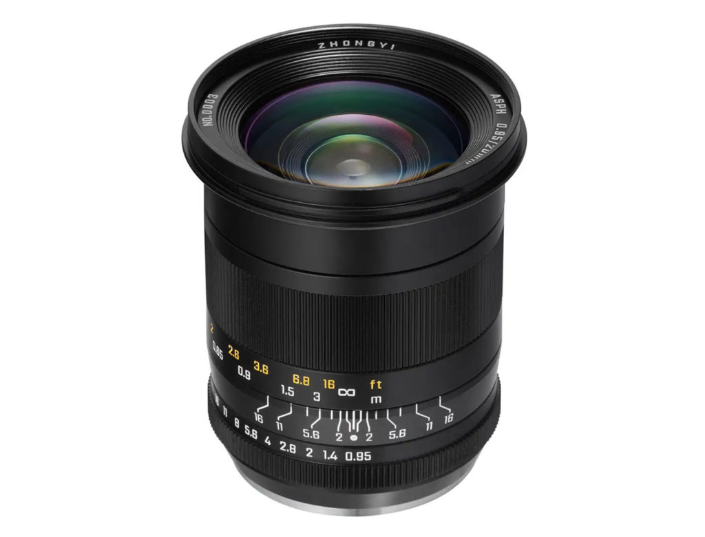 Zhongyi Optics: Ανακοινώθηκε ο νέος φακός Speedmaster 20mm f/0.95!