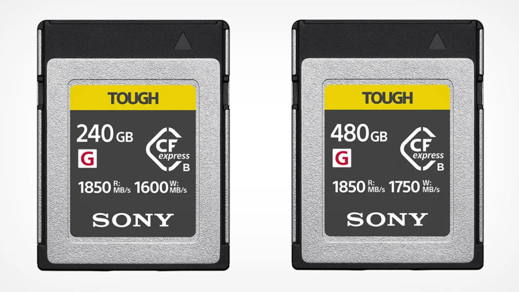 Sony: Ήρθαν οι νέες κάρτες μνήμης CFexpress Type B με χωρητικότητες 240 και 480GB!