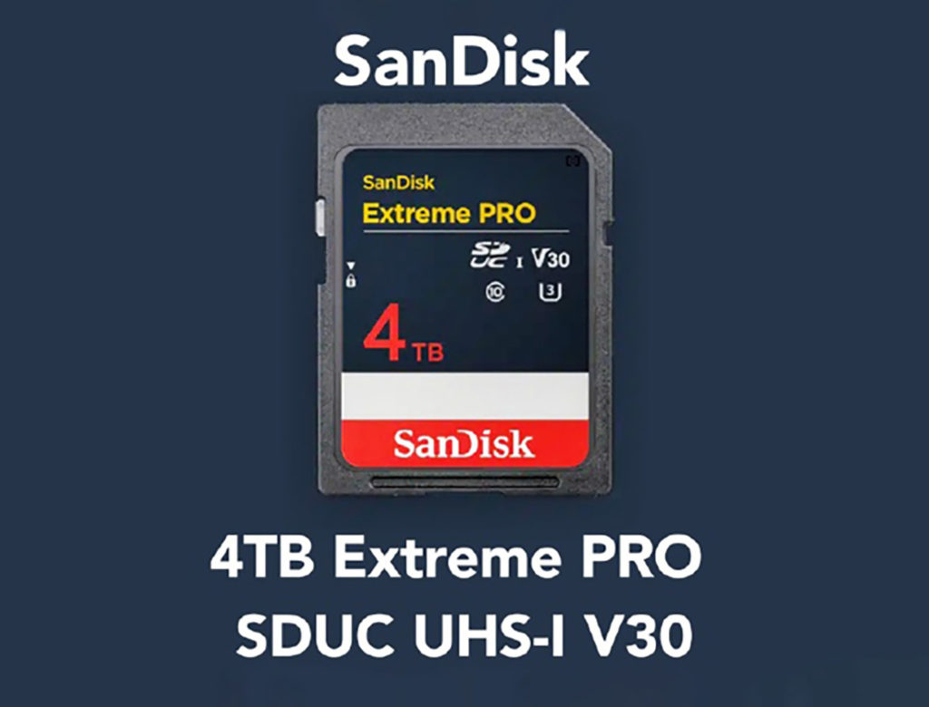 Έρχεται η νέα SanDisk SD 4TB που είναι η μεγαλύτερη χωρητικότητα σε κάρτα SD στην αγορά!