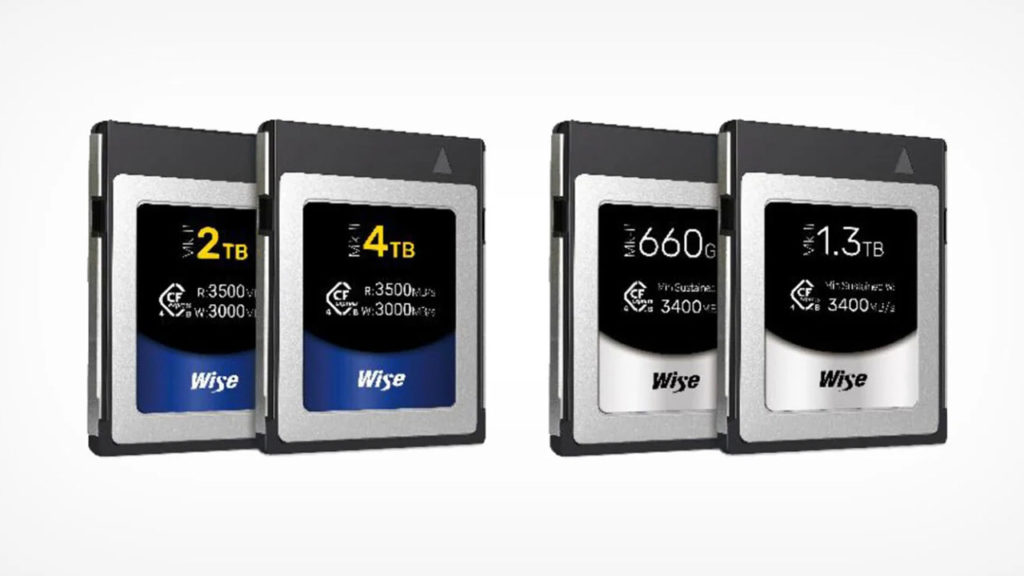 Wise: Ανακοίνωσε τη νέα κάρτα μνήμης CFexpress Type B με τη μεγαλύτερη χωρητικότητα 4TB!