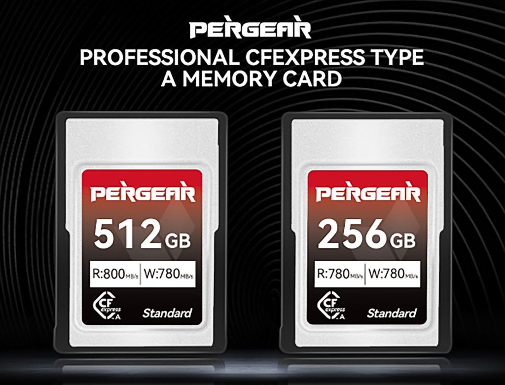 Pergear: Ανακοίνωσε νέες κάρτες CFexpress Type A σε χωρητικότητες 256 και 512GB!