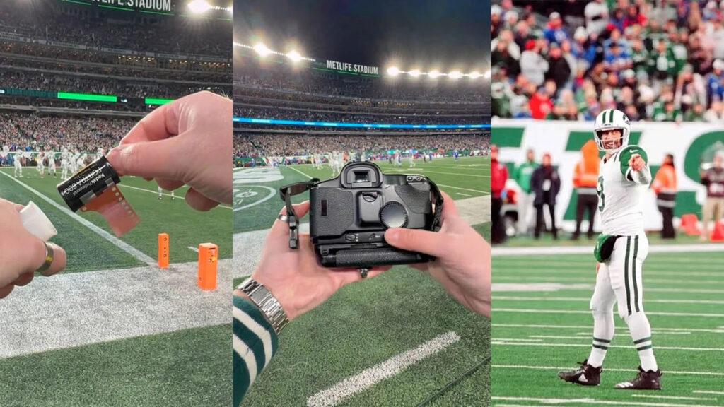 Φωτογράφος τραβάει αγώνα NFL σε φιλμ και δημοσιεύει τις φωτογραφίες πριν τελειώσει το παιχνίδι!