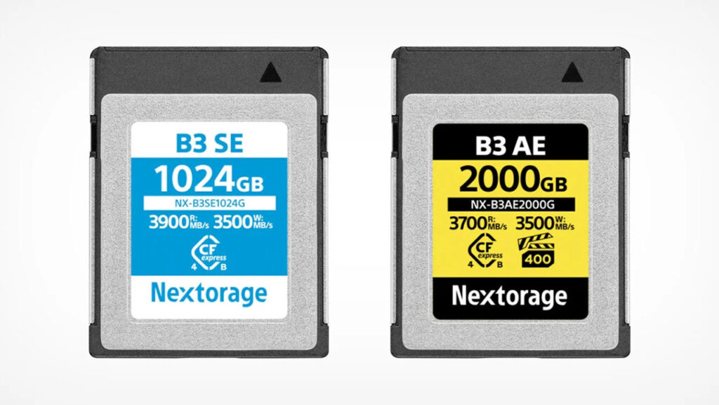 Nextorage: Ήρθαν οι νέες ταχύτατες κάρτες CFexpress 4.0 Type B!