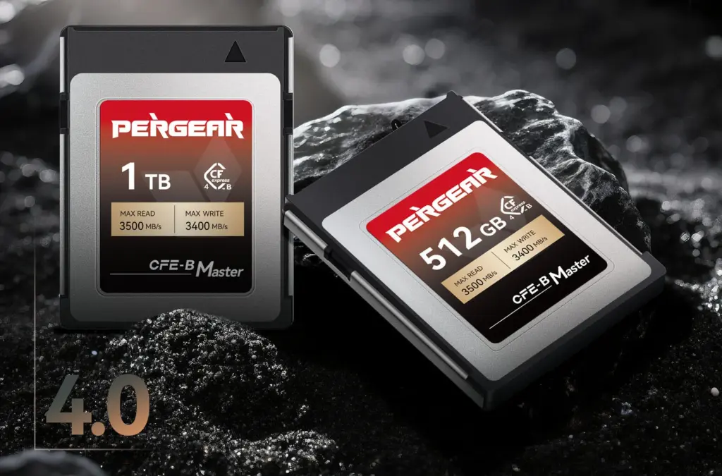 Οι νέες κάρτες Pergear CFexpress 4.0 Type B προσφέρουν υψηλές ταχύτητες σε πολύ χαμηλή τιμή