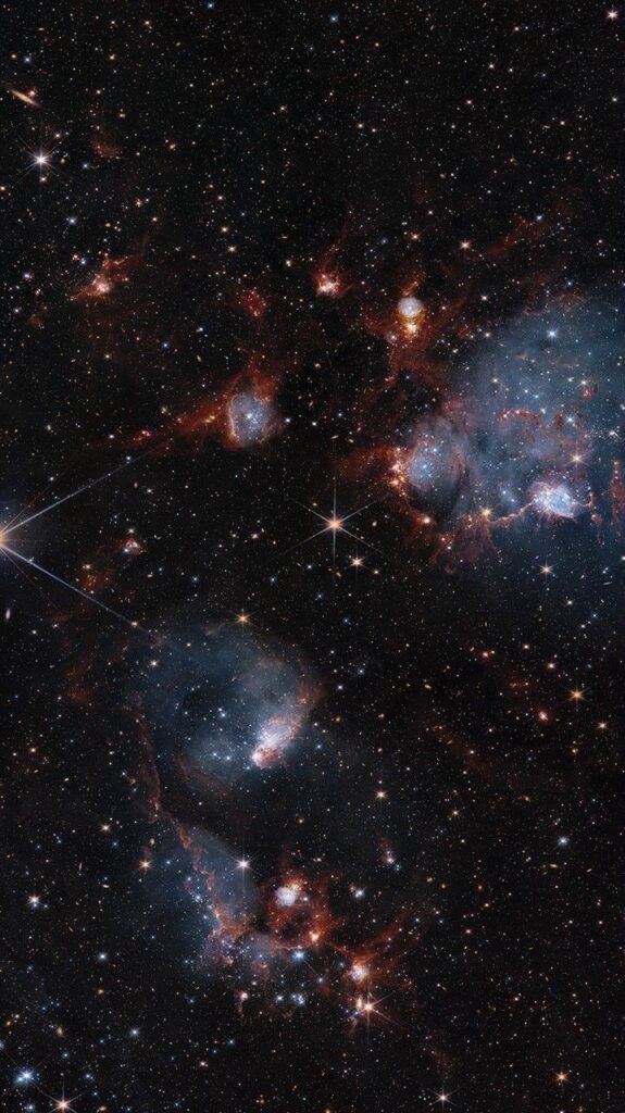 Hubble και Webb αποκαλύπτουν δύο πρόσωπα ενός ζεύγους αστρικών σμηνών