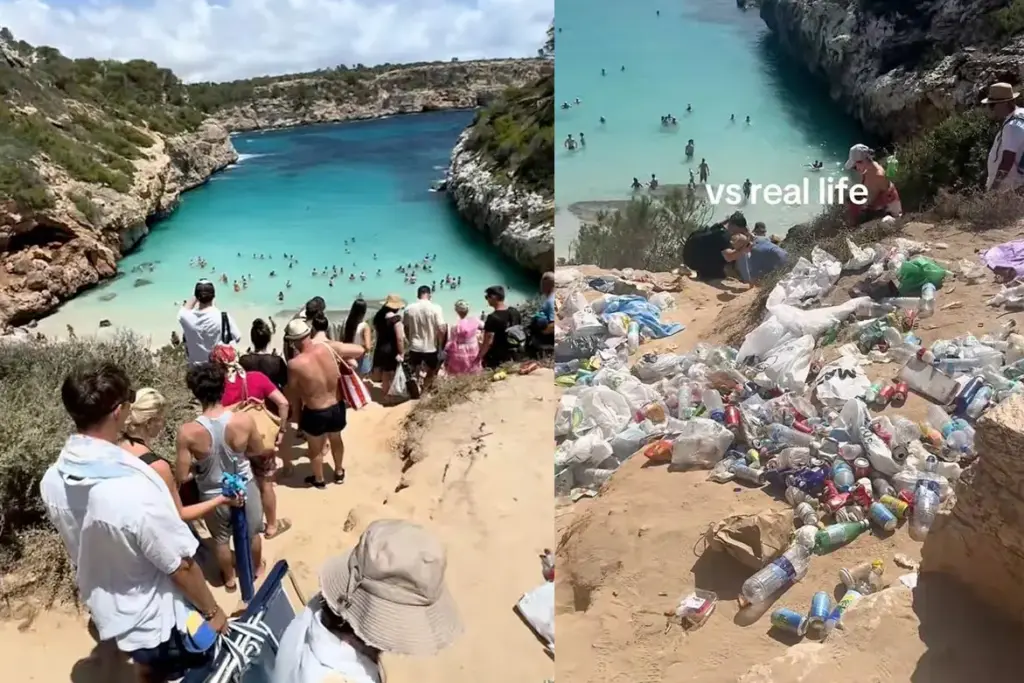 Η κρυφή παραλία-παράδεισος στην Ισπανία που καταστράφηκε από influencers: Οι ντόπιοι ξεσηκώνονται ενάντια στον μαζικό τουρισμό