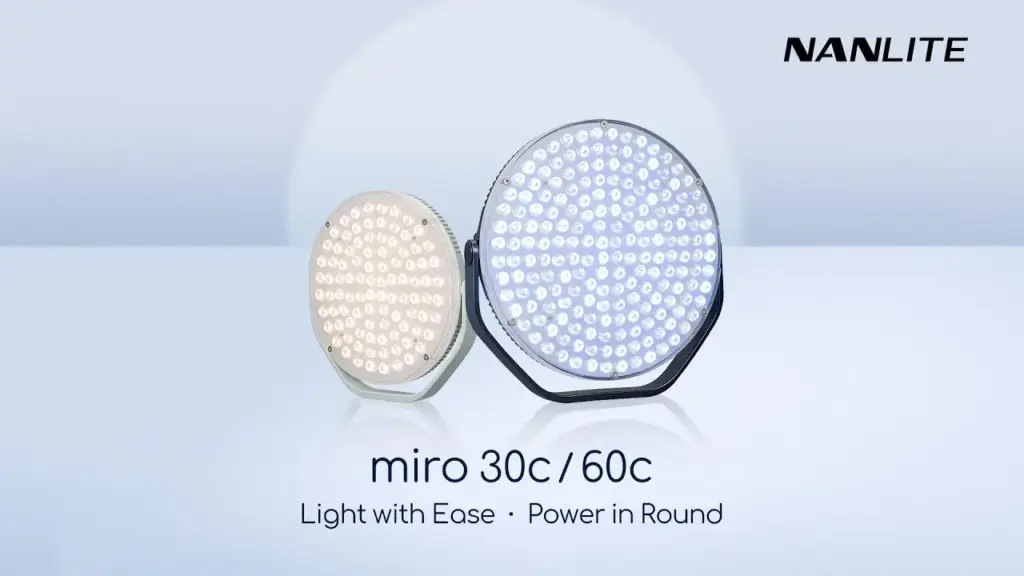 Nanlite Miro 30C & 60C: Νέα κυκλικά LED για φωτογραφία και βίντεο με μπαταρία