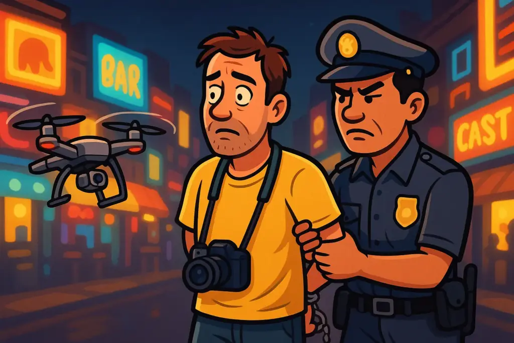 Τουρίστας συνελήφθη στην Ταϊλάνδη για πτήση drone μετά από εθνική απαγόρευση