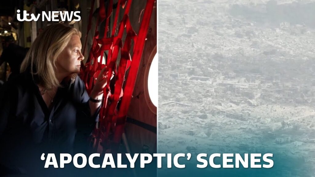 Πρώτα πλάνα από τη Γάζα από αεροπλάνο μετά από μήνες: Εικόνες σοκαριστικής καταστροφής