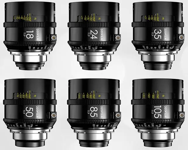 DZOFilm Vespid2: Η νέα γενιά κινηματογραφικών φακών με ταχύτητα T1.9 και metadata Cooke /i