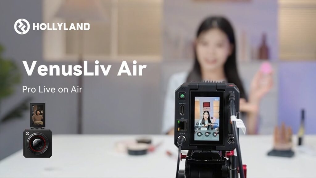 Hollyland VenusLiv Air: All-in-One κάμερα για live streaming με 4K ποιότητα και φακό F1.05
