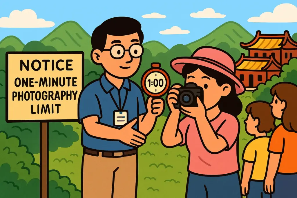 Διάσημα τουριστικά αξιοθέατα στην Κίνα περιορίζουν τον χρόνο λήψης φωτογραφίας στα 60 δευτερόλεπτα