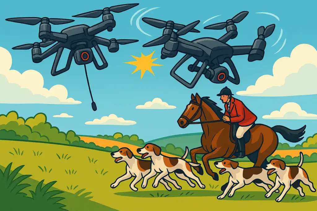 Μάχες με drones στην ύπαιθρο: Το κυνήγι αλεπούς περνάει στην hi-tech εποχή