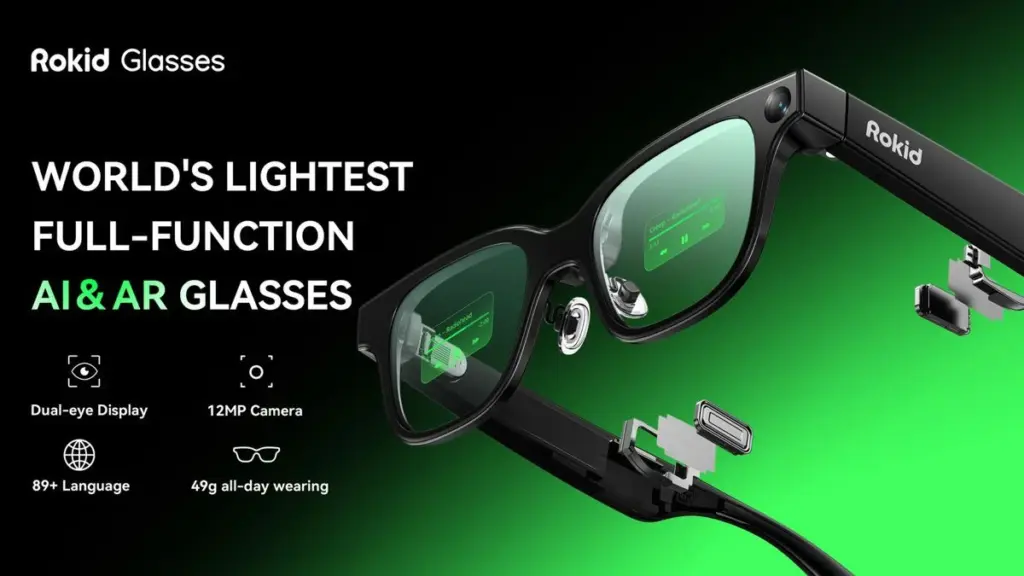 Rokid Glasses: Η 12MP Κάμερα που Φέρνει την AR/AI Καθημερινά στα Μάτια σου με τιμή που τσούζει