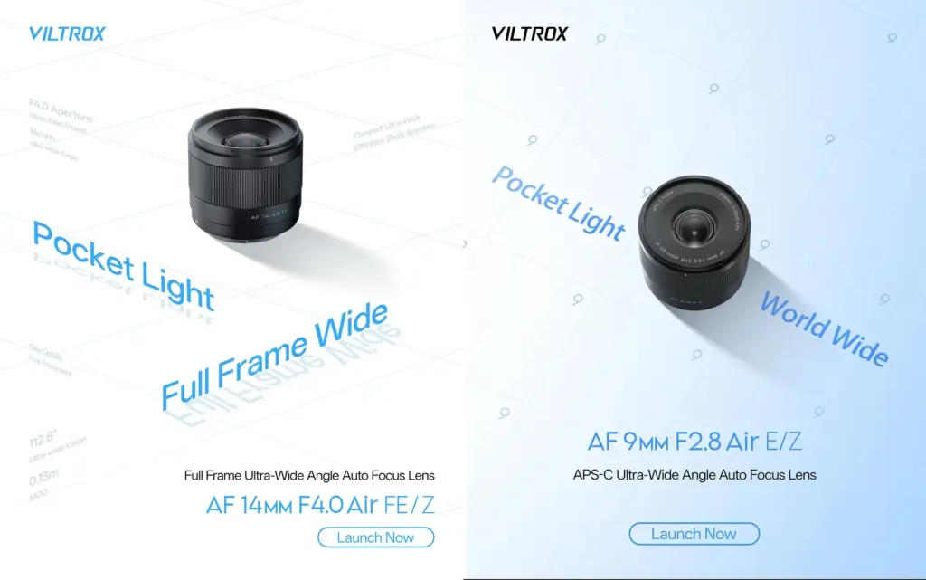 Viltrox Air Series: Δύο νέοι ultra-wide φακοί στα 218 ευρώ