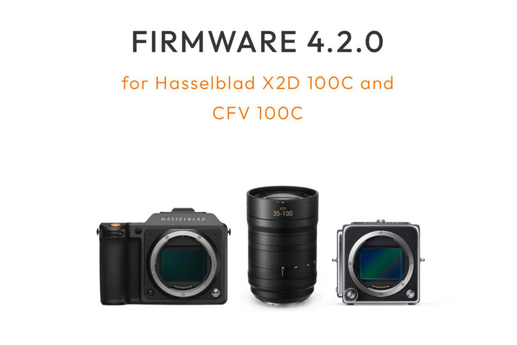 Η Hasselblad διαθέτει το firmware 4.2.0 για τις X2D 100C και CFV 100C