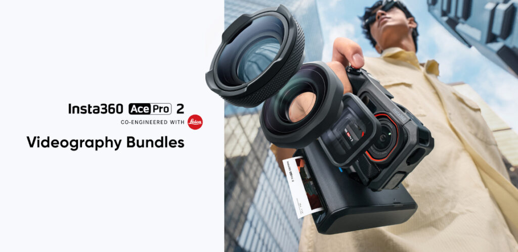 H Insta360 παρουσιάζει τέσσερα νέα premium videography bundles για δημιουργούς