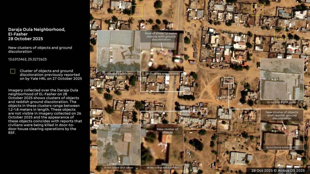 Σουδάν: Οι δορυφορικές εικόνες με αίμα και ομαδικούς τάφους ορατά από το διάστημα αποκαλύπτουν τη σφαγή στην El-Fasher