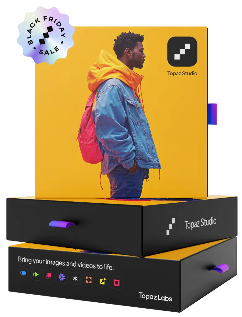 H Black Friday έφερε έκπτωση 43% στο Topaz Studio