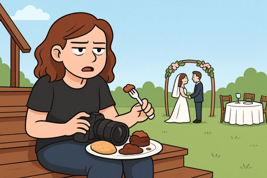 Ο φωτογράφος που προκάλεσε αντιδράσεις εναντίον του γιατί δήλωσε ότι οι επαγγελματίες σε γάμους πρέπει να τρώνε