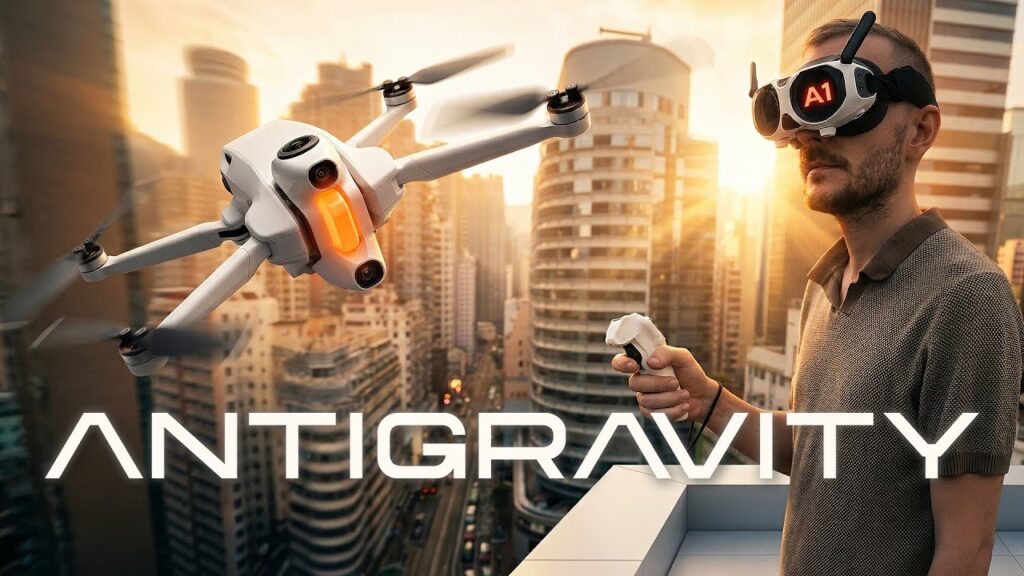 Το Antigravity A1 είναι το πρώτο drone με 8K 360° στον κόσμο και ανοίγει νέο κεφάλαιο στη δημιουργία εναέριου περιεχομένου