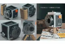 DJI Osmo Nano μέσα σε 3D-printed σώμα εμπνευσμένο από Hasselblad με waist-level σκόπευτρο